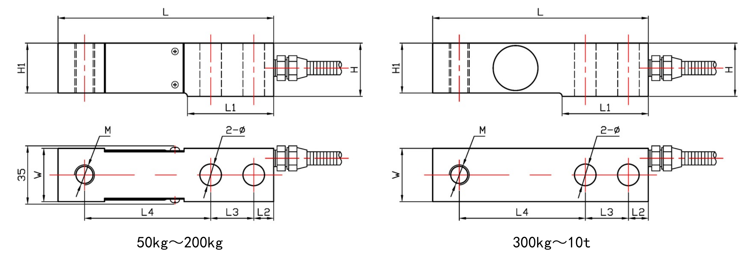 LCZ-301A尺寸圖 LCZ-301A尺寸圖